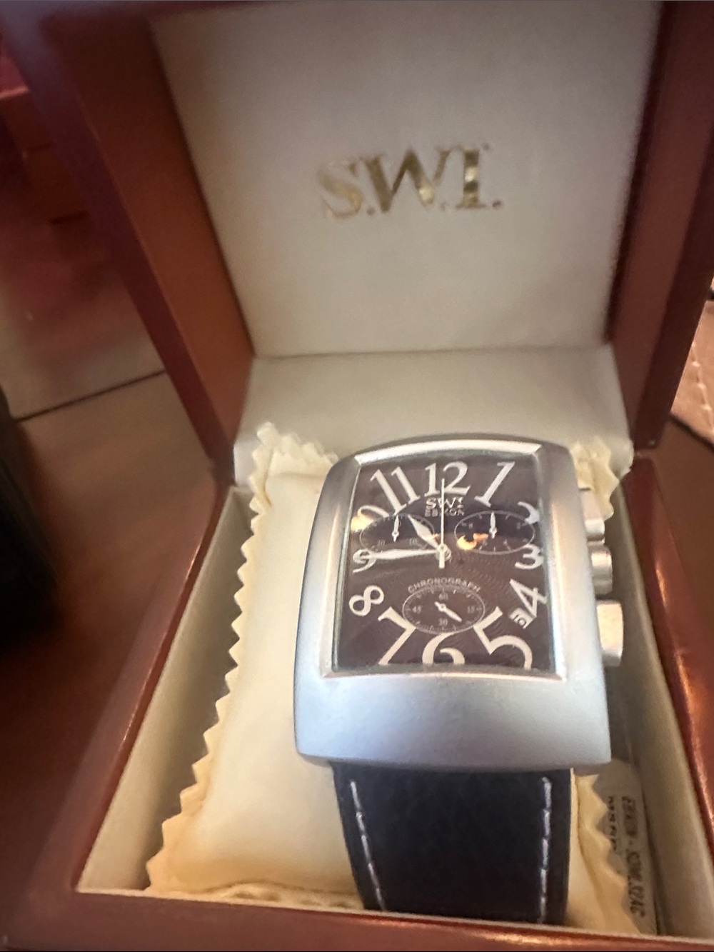 Black Dial Chronograph Men’s Watch